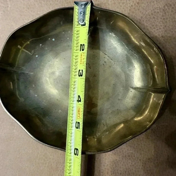 Vintage Brass Trinket Dish 7” Wide - Picture 7 of 7